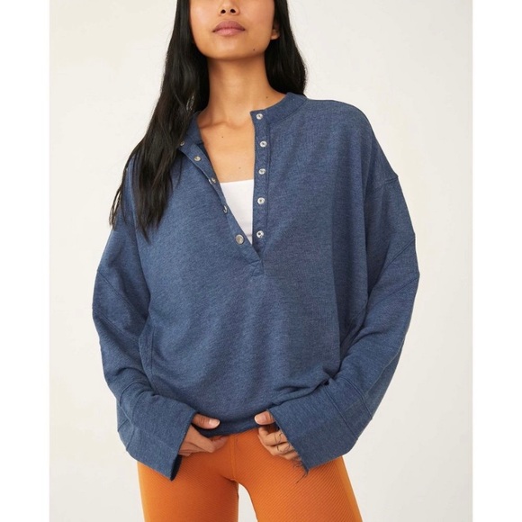 Free People Tops - Free People Movement Play On Half Snap Pullover